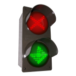 TCILV-RGG-G095/120-277VAC LED traffic Controller X | Down Arrow | Right Arrow, Vertical, Red-Green-Green image