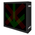 DOT2323RG-175/9-24VDC X | Down Arrow DOT LED Blank-Out Sign image