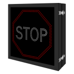 DOT2929RW-B360DS/100-240VAC STOP w/ Octagon DOT LED Blank-Out Sign image