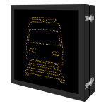 DOT3535A-C214/100-240VAC W10-7 Light Rail Symbol DOT LED Blank-Out Sign image