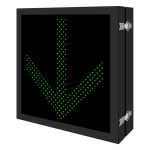 DOT2929G-A437/100-240VAC Down Arrow DOT LED Blank-Out Sign image