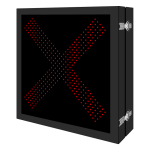 DOT2929R-178/100-240VAC X DOT LED Blank-Out Sign image