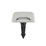 Low Voltage, Silver, Square Deck Light, 150 Lm, 3000K image