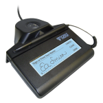 IDGem LCD 1x5 Electronic Signature Pad with Fingerprint Scanner (USB/Backlit) with Software image