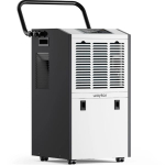 155-Pint Commercial Dehumidifier: for Spaces up to 8,000 sq ft with Drain Hose image