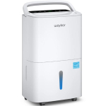 120-Pint Dehumidifier: For spaces up to 6,000 Sq. Ft with Drain Hose, Handle, Auto Defrost and Self Drying Features image