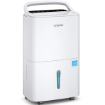 150-Pints Large Area Dehumidifier with Pump and Auto Defrost - Covers Up to 7,000 Sq. Ft, with Drain Hose, Self-Drying image