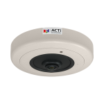 ACTi B511A 12MP Video Analytics Indoor Hemispheric Dome Camera with D/N, Adaptive IR, Extreme WDR, SLLS, Fixed Lens
