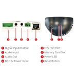 ACTi B913 5MP Video Analytics Indoor Speed Dome Camera with D/N, Extreme WDR, SLLS, 30x Zoom Lens