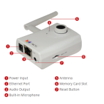 ACTi C11W 1.3MP Wireless Cube Camera with Basic WDR, Fixed Lens