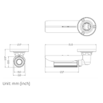 ACTi E415 3MP Zoom Bullet Camera with D/N, Adaptive IR, Superior WDR, 10x Zoom Lens