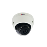 ACTi E710 3MP Video Analytics Outdoor Dome Camera with D/N, Adaptive IR, Extreme WDR, SLLS, Fixed Lens