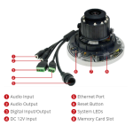 ACTi E79 5MP Video Analytics Outdoor Dome Camera with D/N, Adaptive IR, Extreme WDR, SLLS, Fixed Lens