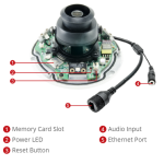 ACTi E933 2MP Video Analytics Camera Outdoor Mini Dome with D/N, Adaptive IR, Extreme WDR, SLLS, Fixed Lens