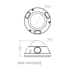 ACTi E933 2MP Video Analytics Camera Outdoor Mini Dome with D/N, Adaptive IR, Extreme WDR, SLLS, Fixed Lens