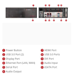 ACTi MMS-100 150-Channel 1-Bay Media Management Station with HDMI, DVI and Display port