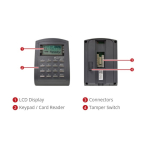 ACTi R11C-30 Dual Band LCD Card Reader and Controller with 16,000 Card Database