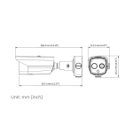 ACTi VMGB-370 4MP Metadata Camera with Day/Night, IR LED, Built-in Human Temperature Detection