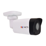 ACTi Z37 8MP Mini Bullet Camera with D/N, Adaptive IR, Superior WDR, SLLS, Fixed Lens, 1440p/30fps