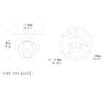 ACTi Z71 4MP Outdoor Dome Camera with D/N, Adaptive IR, Superior WDR, SLLS, Fixed Lens