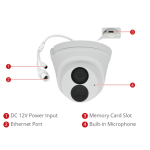 ACTi Z71 4MP Outdoor Dome Camera with D/N, Adaptive IR, Superior WDR, SLLS, Fixed Lens