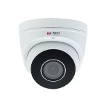ACTi Z87 4MP Outdoor Zoom Dome Camera with D/N, Adaptive IR, Superior WDR, SLLS, 4.3x Zoom Lens, Built-in Microphone