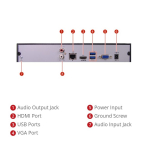 ACTi ZNR-127 16-Channel 1-Bay Mini Standalone NVR with Recording Throughput 64 Mbps