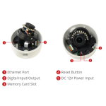 ACTi A83 2MP Outdoor Zoom Dome Camera with D/N, Adaptive IR, Extreme WDR, ELLS, 4.3x Zoom Lens