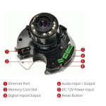 ACTi B61 5MP Indoor Zoom Dome Camera with D/N, Adaptive IR, Basic WDR, 3x Zoom Lens