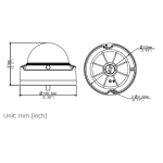 ACTi Z91 4MP Outdoor Mini Dome Camera with D/N, Adaptive IR, Extreme WDR, SLLS, Fixed Lens