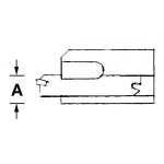 Aloris CA- 77I CA Series Indexable Carbide Cutoff Holder