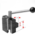 Aloris CXA-H CXA Series Universal Mounting Aloris Super-Precision Single-Dovetail Head