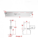 Aloris SGIH 32-9 Cut-Off and Grooving Blade, 0.375"