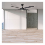 Altitude 108L56MBKMBK Laritza 56" Indoor / Outdoor Fan ABS Blades with LED Light Kit, Matte Black