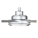 Altitude 131L60BNSLV Arlette 60" Indoor Fan with Light Kit and Remote Control, Brushed Nickel / Silver