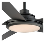 Altitude 131L60MBK Arlette 60" Indoor Fan with Light Kit and Remote Control, Matte Black