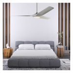 Altitude 953L52BNSLV Gossamer 52" Indoor Fan with Light Kit and Remote Control, Brushed Nickel / Silver