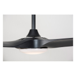 Altitude 953L60MBK Gossamer 60" Indoor Fan with Light Kit and Remote Control, Matte Black