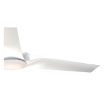 Altitude 953L52MWH Gossamer 52" Indoor Fan with Light Kit and Remote Control, Matte White