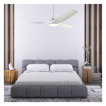 Altitude 953L52MWH Gossamer 52" Indoor Fan with Light Kit and Remote Control, Matte White