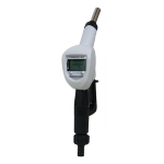 American Lube DEF-58 Polyethylene Automatic Shut-Off Nozzle with Built-In Digital Meter for DEF