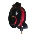 American Lube TIM-3616-50 3/8" x 50' Advantage Plus Air/Water/WWS Reel with Hybrid Polymer Hose