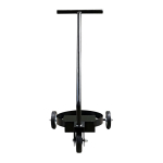 American Lube TIM-408 16-Gallon / 120-Pound 3-Wheel Drum Cart