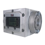 American Lube TIM-717-1 In-Line Digital Meter with 3/4" NPT (F) Inlet / Outlet