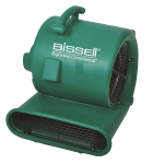 Bissell BigGreen Commercial AM3000 Air Mover 1/3 HP 3 Speed 2,400 / 2,700 / 3,000 CFM, Stackable, 25' Cord w/ Grounded 3 Prong Plug
