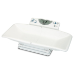 Detecto 8440 Pediatric Digital Scale, 44 lb x 1/2 oz / 20 kg x 10 g, Weighing Tray