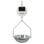 Detecto scs30 Digital Solar Hanging Scale, 30 lb / 15 kg Capacity, Includes Pan and Bow