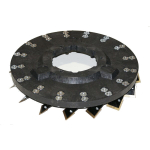 Diamabrush 901901222 19" Concrete Prep Tool with 100 Grit - Counterclockwise