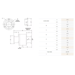 Exair 161250-316 Type 316 Stainless Steel Sanitary Flange Line Vac 2-1/2"