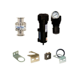 Exair 163150-316 Type 316 Stainless Steel Sanitary Flange Line Vac 1-1/2" Kit